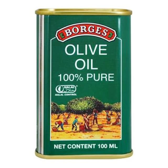 Borges Olive Oil Massage Tin 100Ml