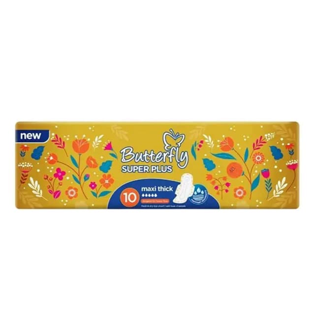Butterfly Maxi Thick Super Plus 10 Pads
