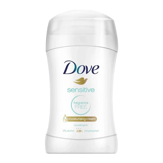 Dove Sensitive Fragrance Free Deo Stick 40gm