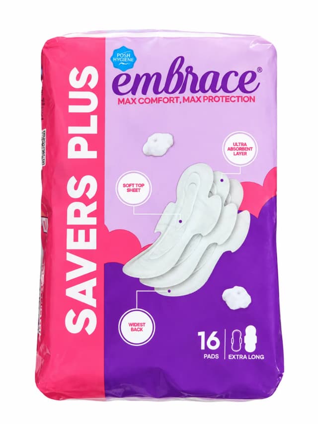 Embrace Pads Extra Long 16Pc