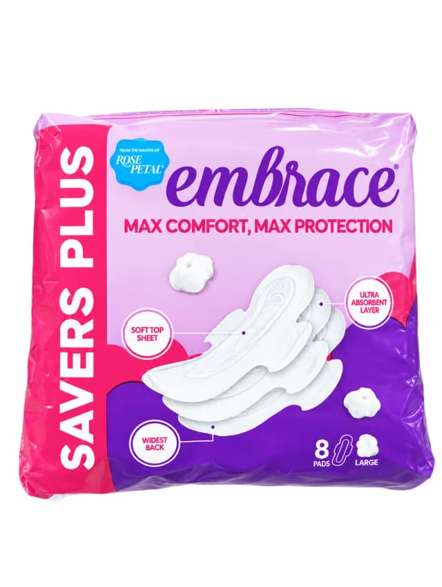 Embrace Pads Extra Long 8Pc