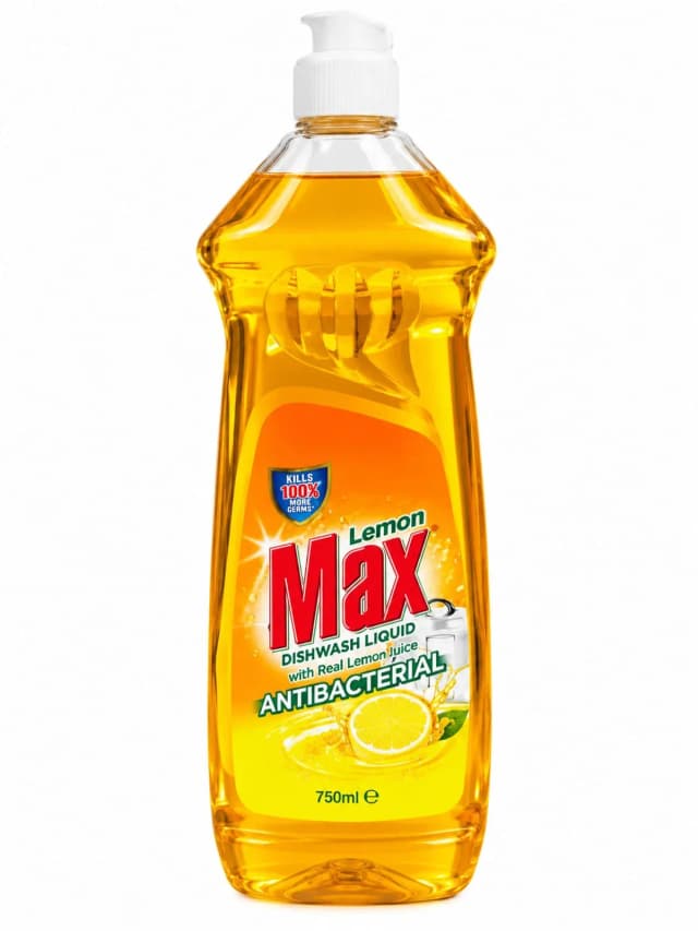 Lemon Max Dish Wash Liquid Anti Bacterial 750ml
