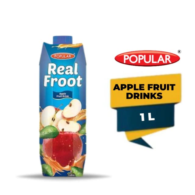 Maaza Popular Real Froot Juice Apple 1Ltr