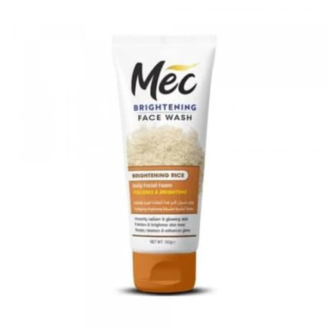 Mec Brightening Face Wash Brightening Rice Extract 100gm