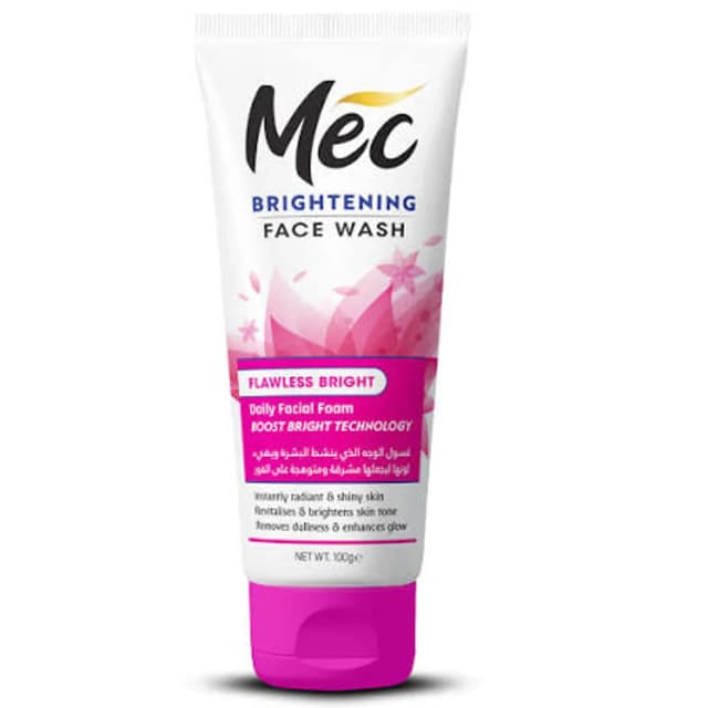 Mec Brightening Face Wash Flawless Bright 100gm