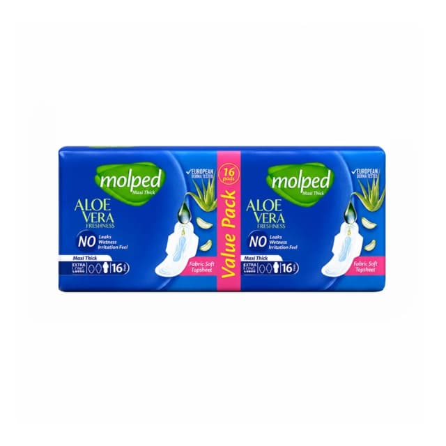 Molped Maxi Thick Aloe Vera Freshness 16 pads
