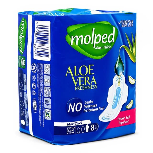 Molped Maxi Thick Aloe Vera Freshness 8 pads