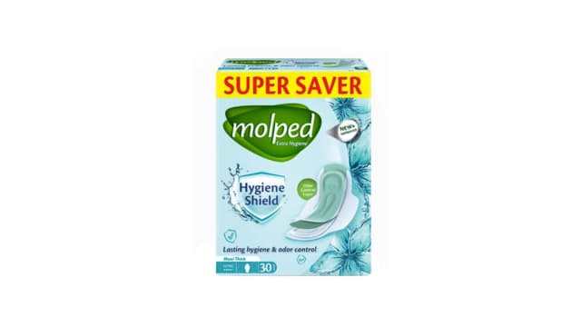 Molped Maxi Thick Hygiene Shield Long Pads 30 Pads