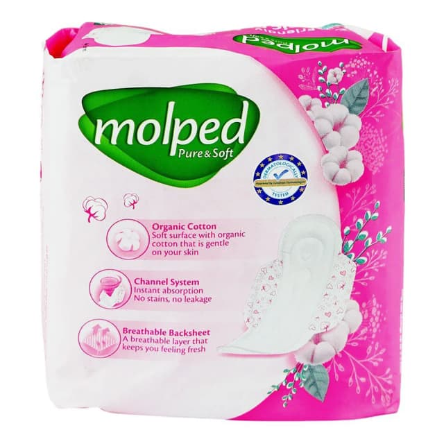 Molped Pure & Soft Organic Cotton 9 pads