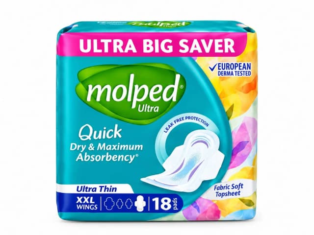 Molped Ultra Quick Dry & Maximum Absorbency 8 pads