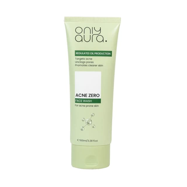Only Aura Acne Zero Face Wash For Acne Prone Skin 100ml