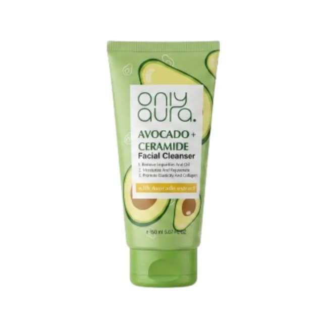 Only Aura Avocado + Ceramide Facial Cleanser 150ml