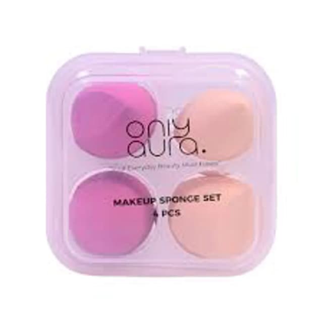 Only Aura Makeup Sponge Set 4pcs