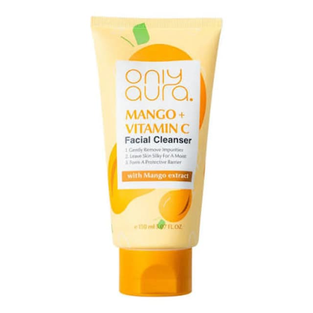 Only Aura Mango + Vitamin C Facial Cleanser 150ml