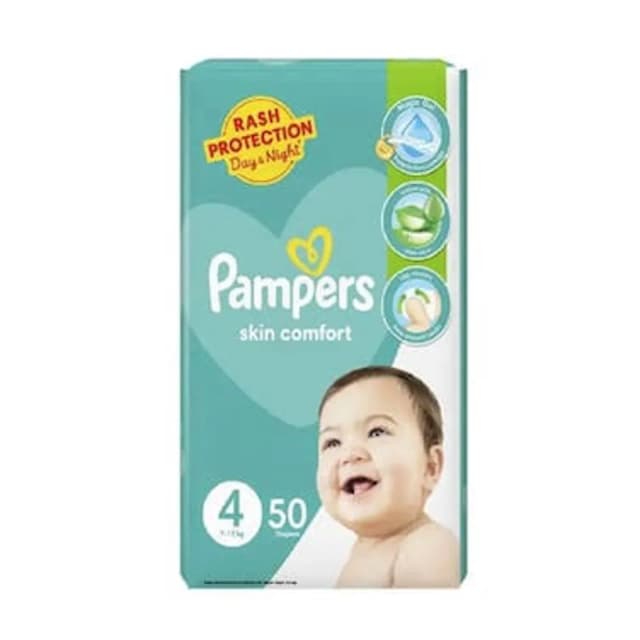 Pampers Skin Comfort Diapers No.4 50pcs