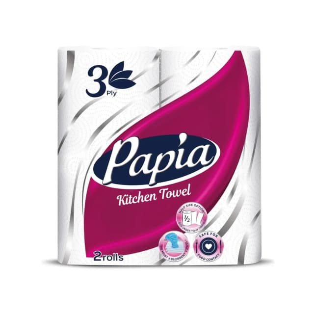Papia Kitchen Towel 2 Rolls