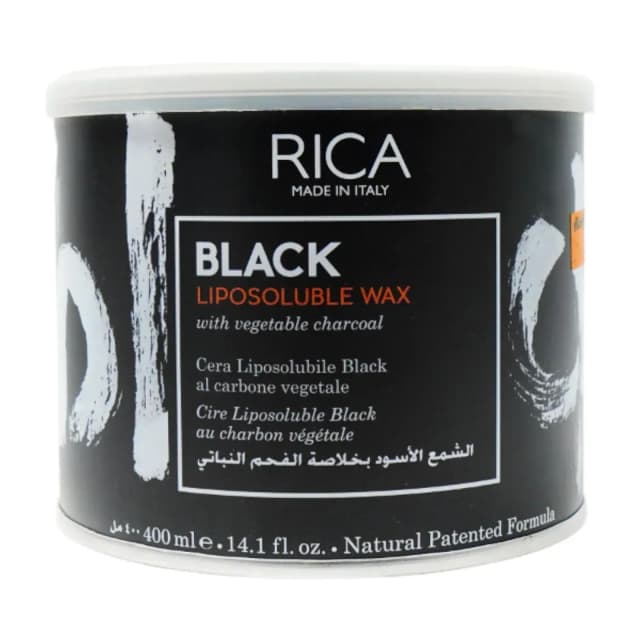 Rica Black Charcoal Liposoluble Wax 400ml