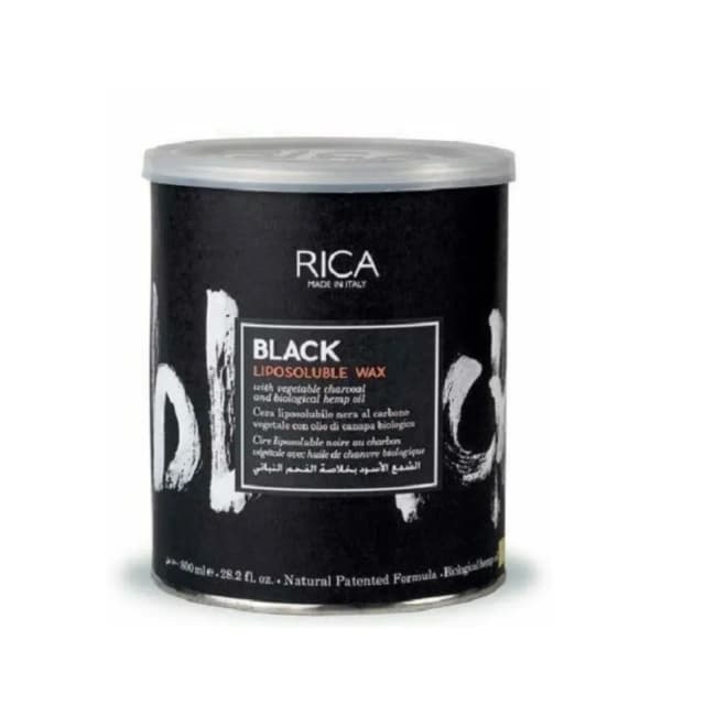 Rica Black Charcoal Liposoluble Wax 800ml