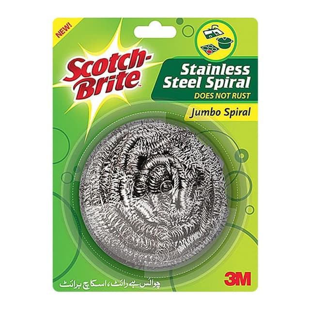 Scotch Brite Stainless Steel Spiral Jumbo 3M 1pcs