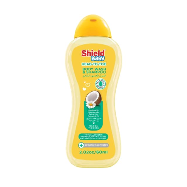 Shield Baby Head To Toe Body Wash & Shampoo 60Ml