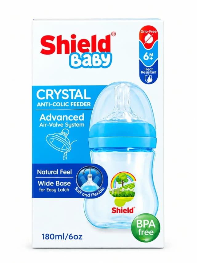 Shiled Baby Crystal Anti Colic Feeder 180Ml