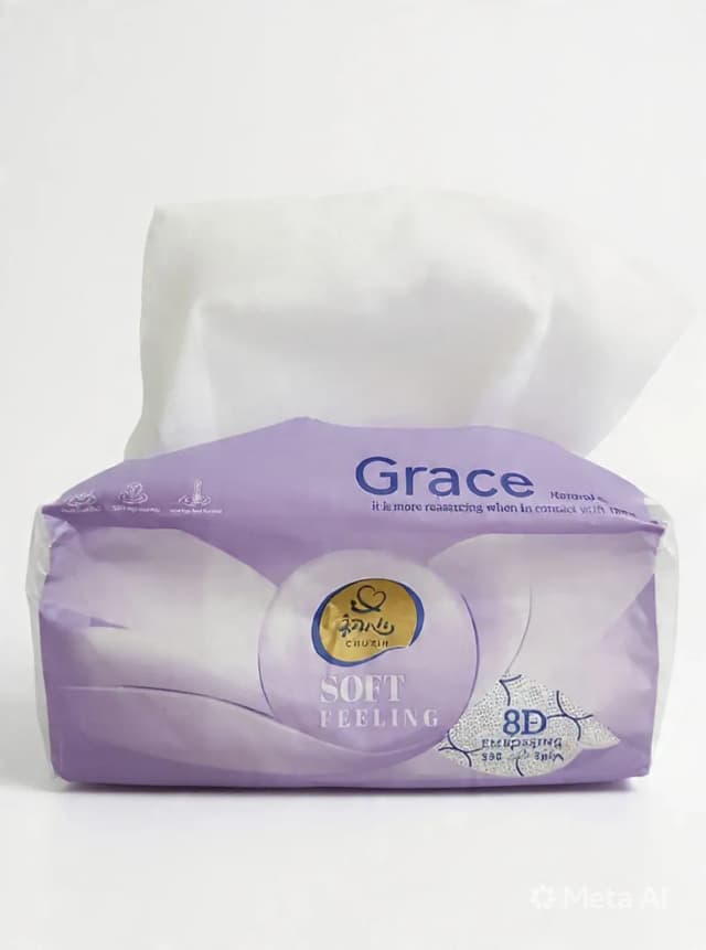 Soft Feeling Grace 8D Embossing Small 330 Sheets 3ply