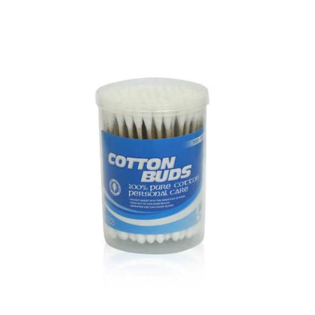 Top Tip Cotton Buds Plastic Jar 100pcs