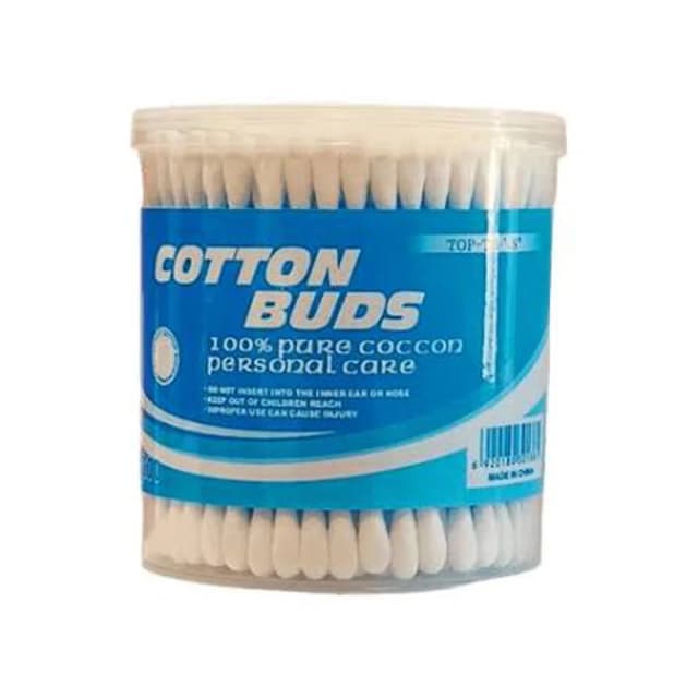 Top Tip Cotton Buds Plastic Jar 300pcs