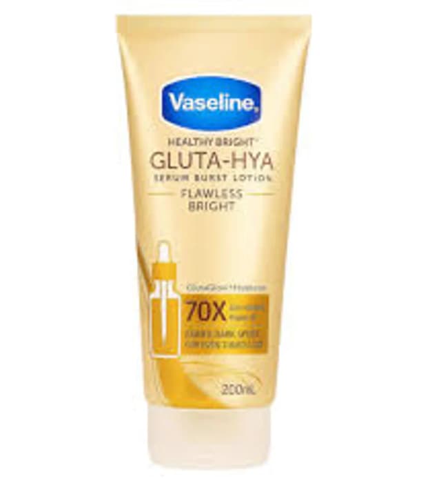 Vaseline Healthy Bright Gluta-Hya Serum Brust UV Lotion Flawless Bright 200ml