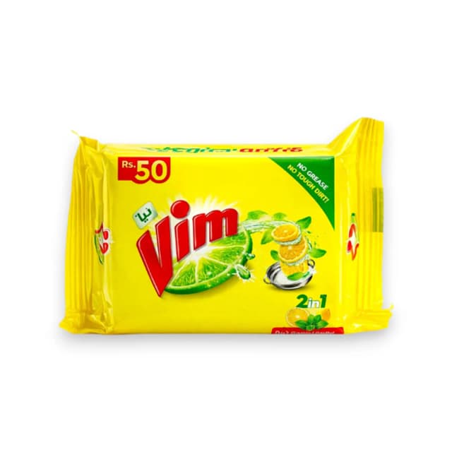 Vim Dish Soap 2 In 1 Lemon Mint 150gm