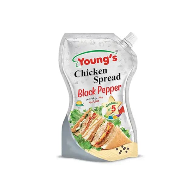 Youngs Chicken Spread Black Pepper 200Ml
