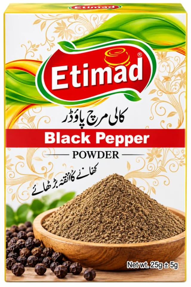 Etimad Black Pepper Powder 25Gm Rs.150