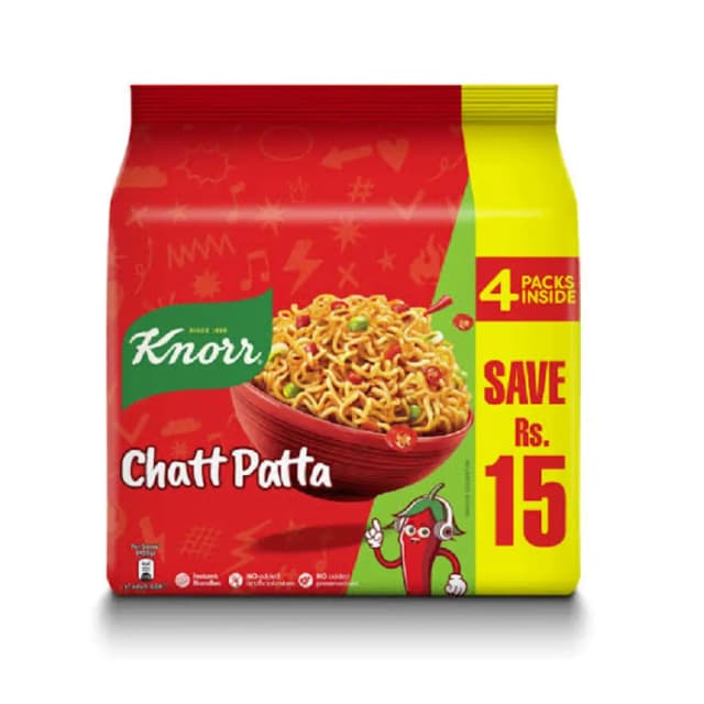 Knorr Noodle Chatpatta Rs.15 Save 4Pc