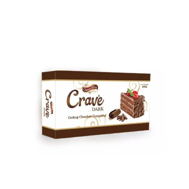 Crave Choco Bliss Dark Chocolate Compound 200gm