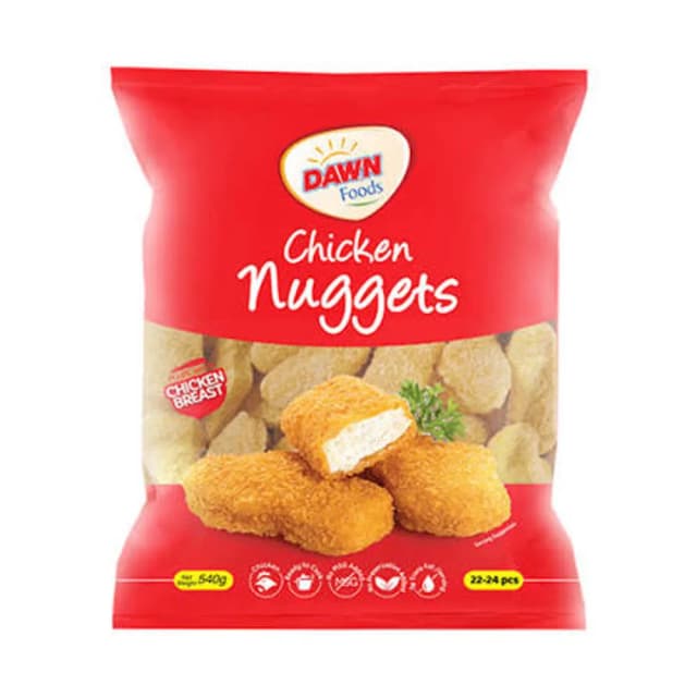 Dawn Chicken Nuggets 22-24Pc 540Gm
