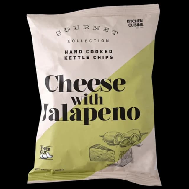 Kitchen Cuisine Cheese With Jalapeno Chips Rs.100
